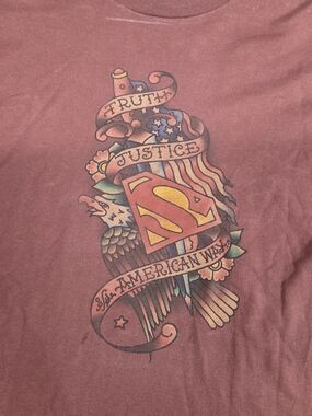 **Men's Long Sleeve Tee - Dusty Rose (X-Large)**